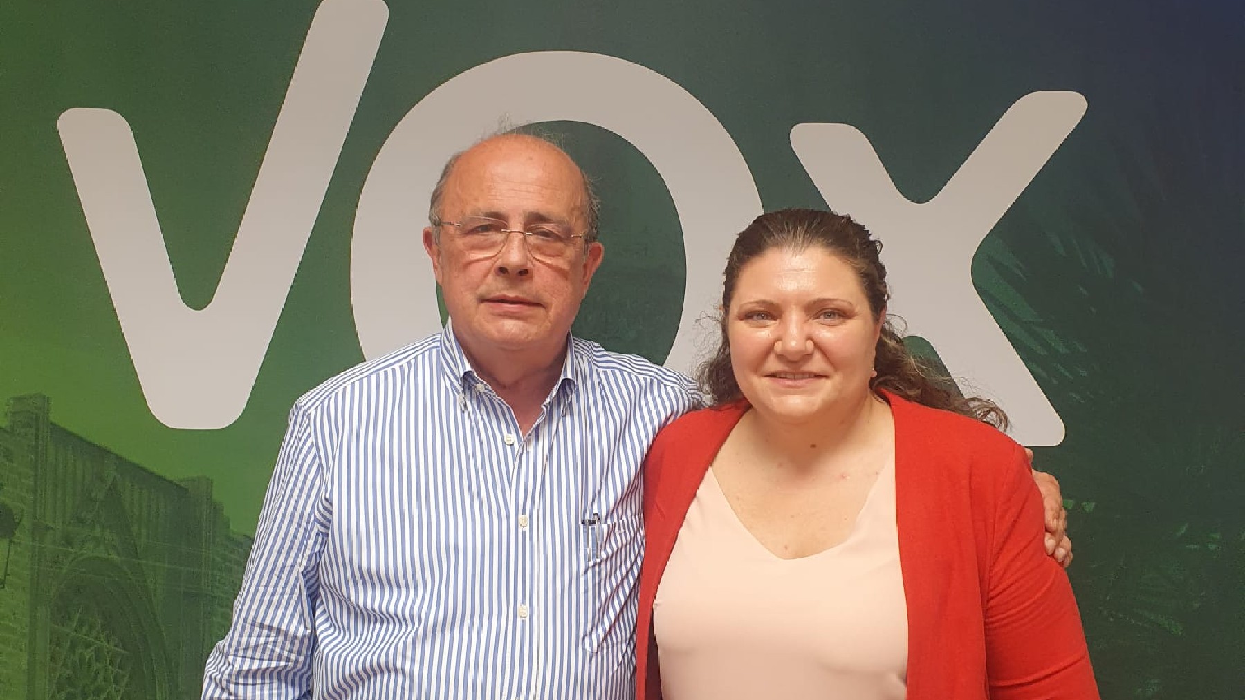 Laura Carrasco con Ignacio Gil Lázaro.