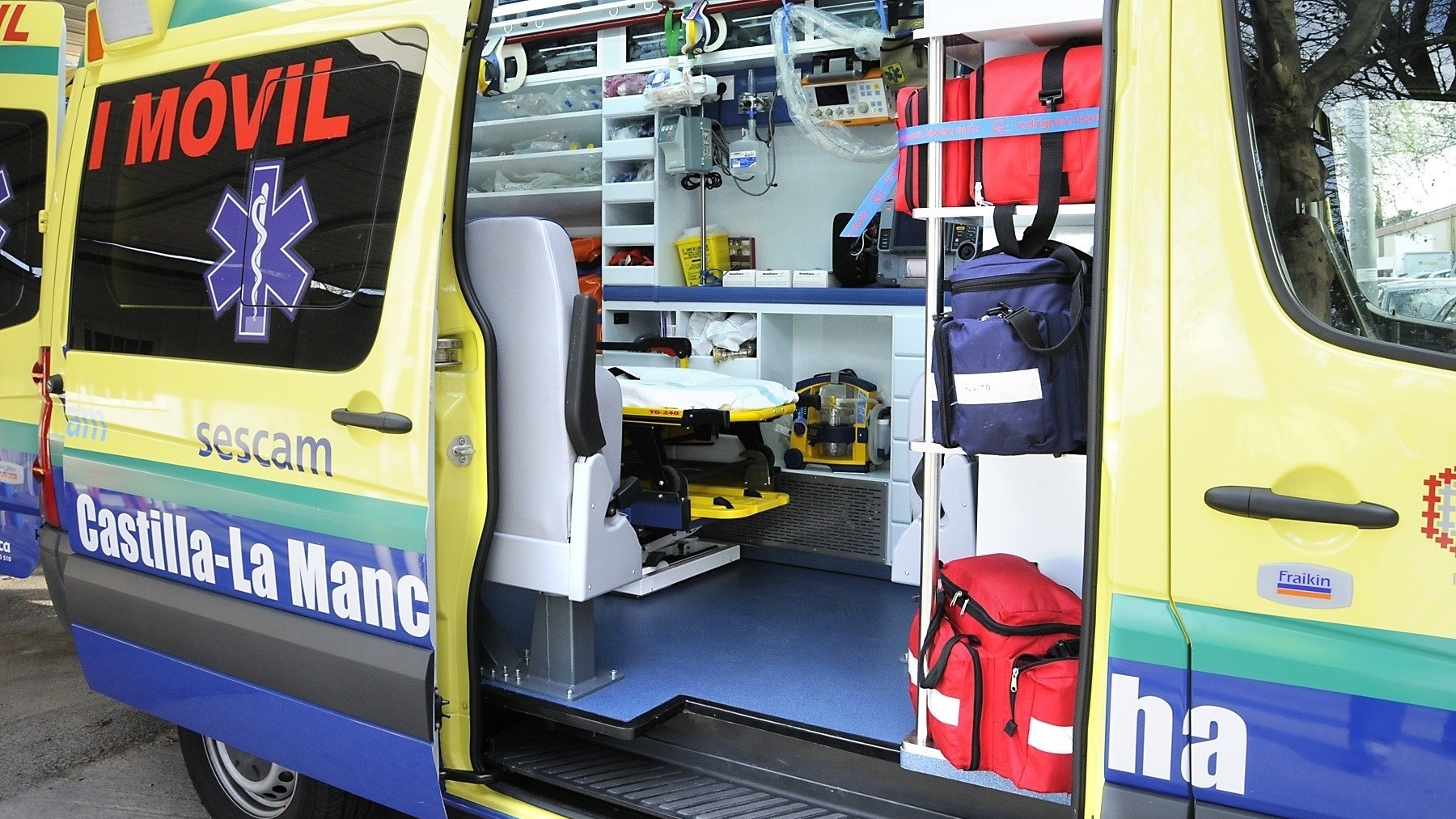 Ambulancia de Castilla-La Mancha (Foto: Europa Press).