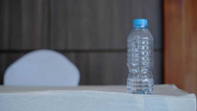 truco botella agua