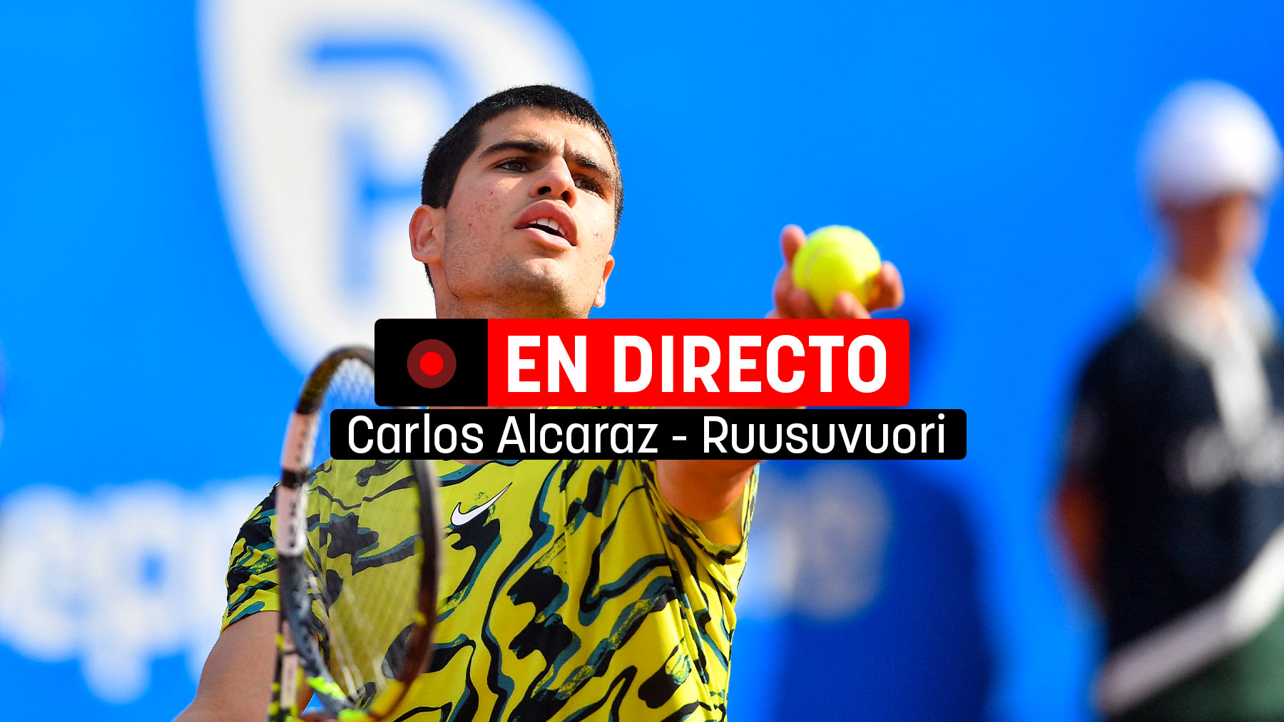 Carlos Alcaraz Ruusuvuori live Mutua Madrid Open 2023 tennis match