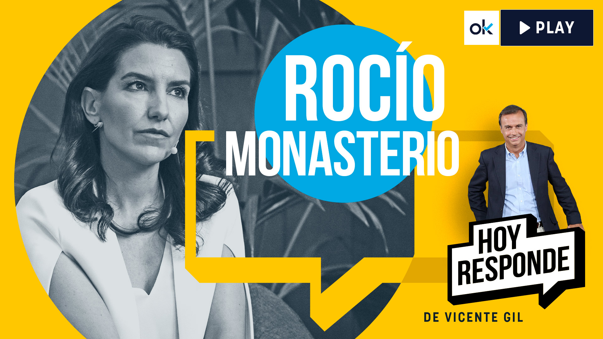 Rocío Monasterio en Hoy Responde de OKDIARIO