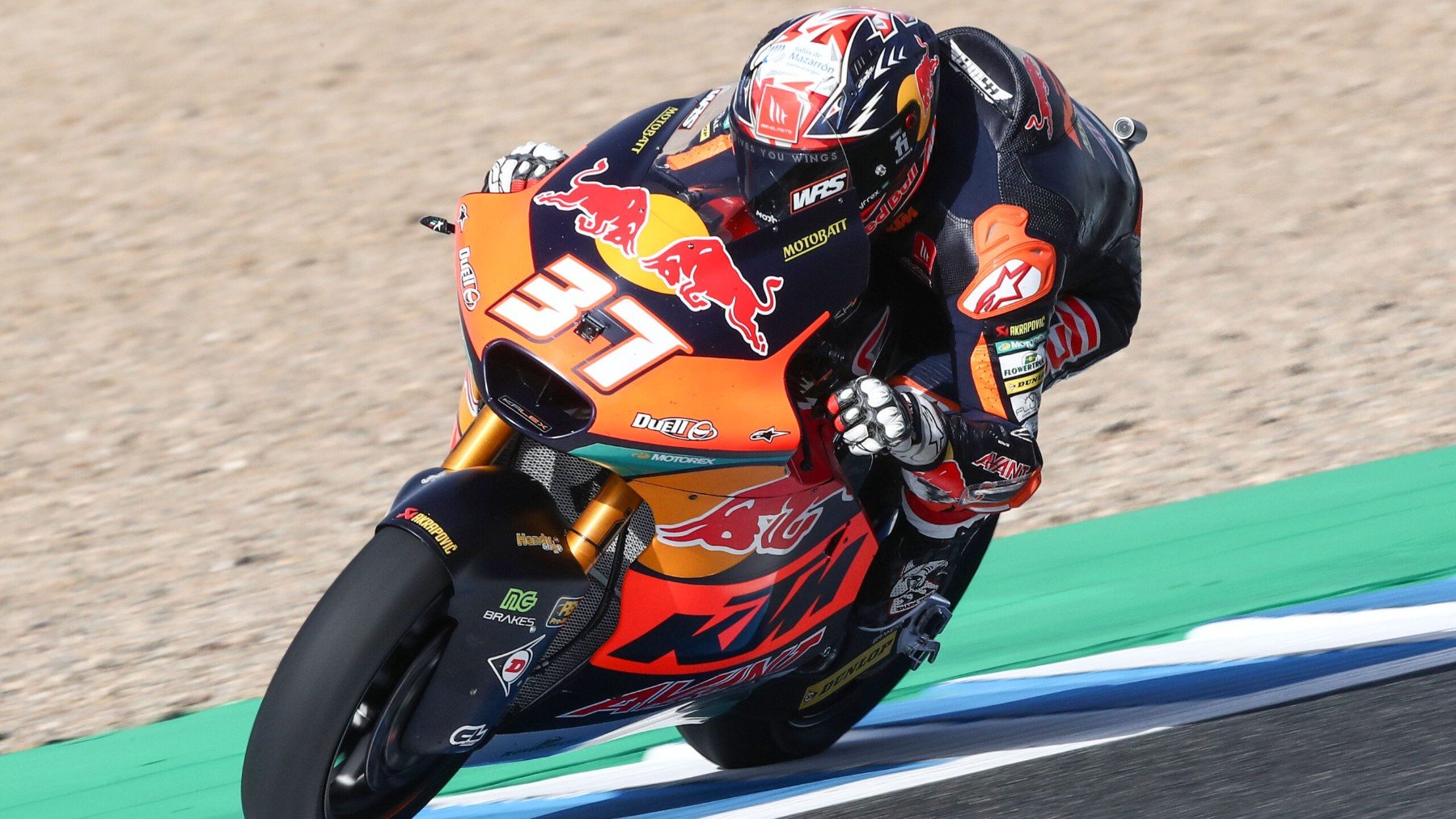 Pedro Acosta, durante el GP de España de MotoGP. (Red Bull KTM Ajo)