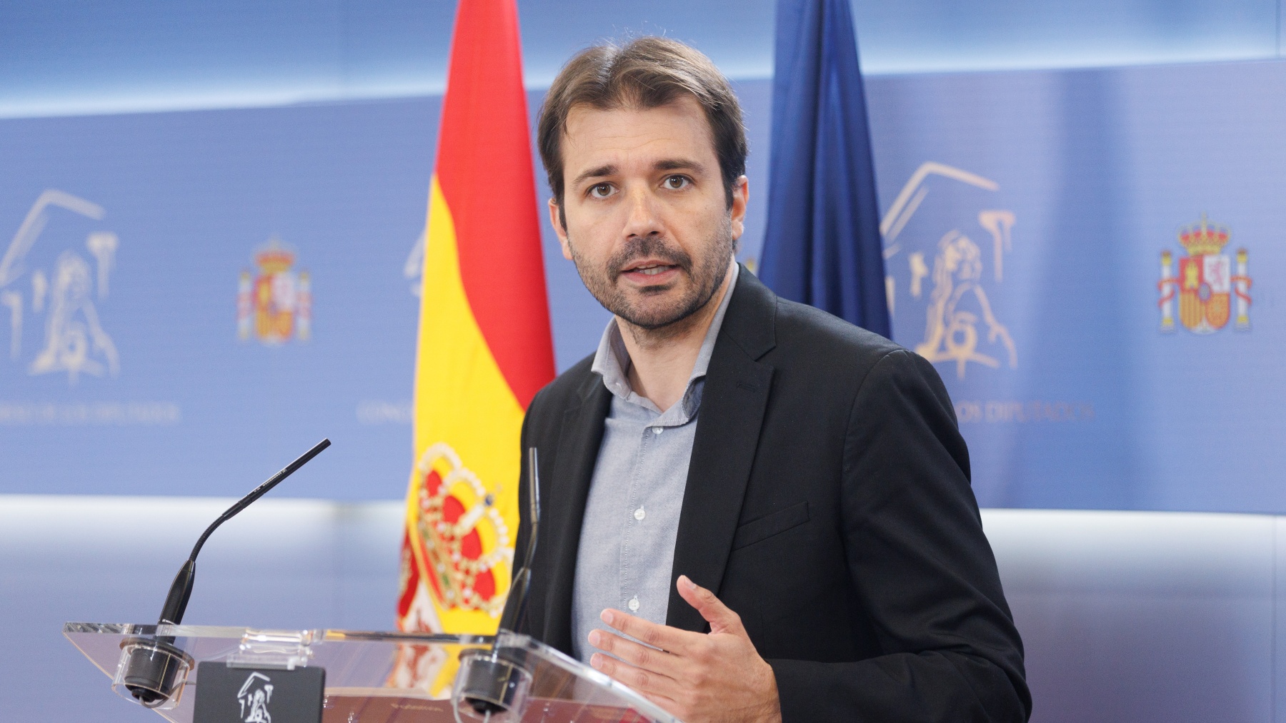 El coportavoz estatal de Unidas Podemos, Javier Sánchez Serna (EP)