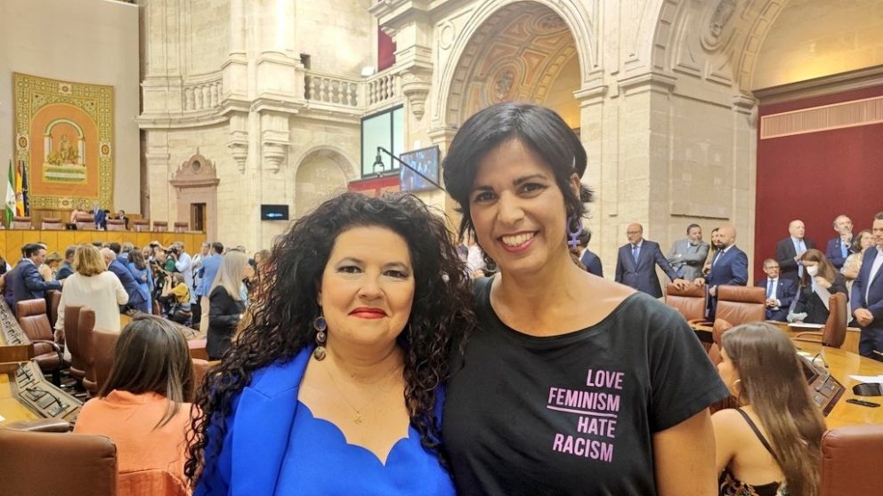 Maribel Mora y Teresa Rodríguez, de Adelante Andalucía.