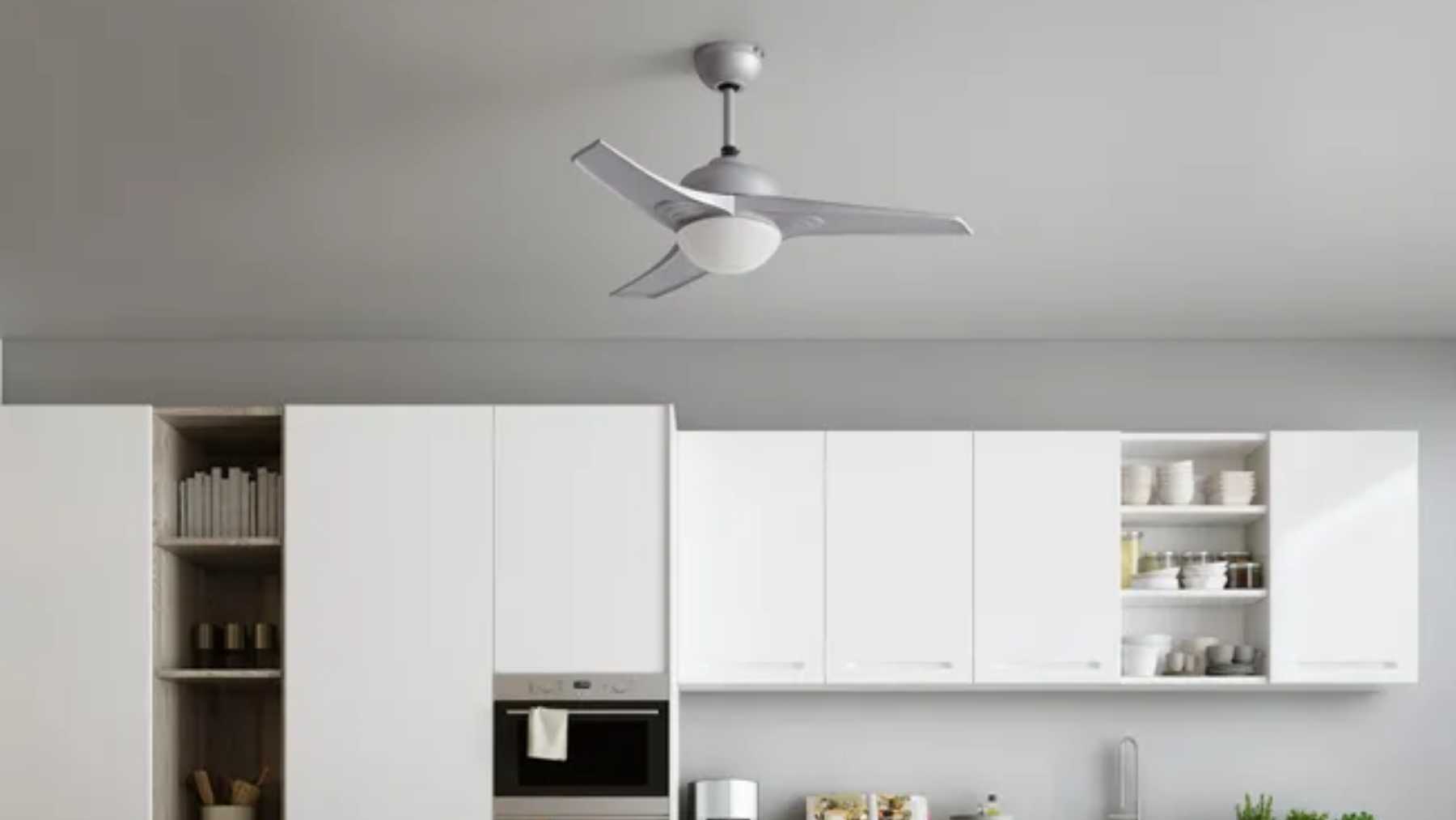 La lámpara ventilador de techo moderna que revoluciona las ventas en Leroy  Merlin