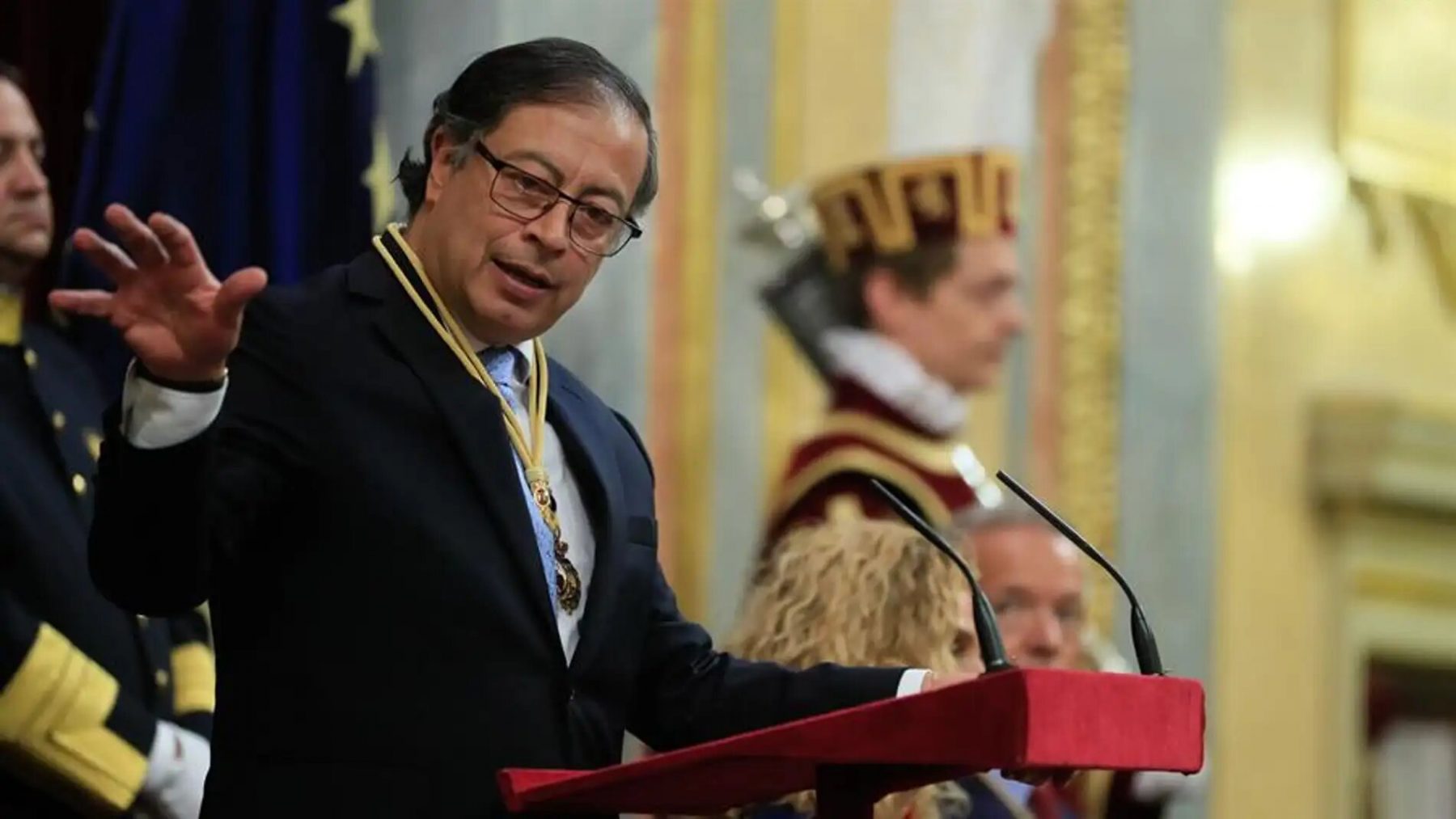 Gustavo Petro, en su discurso al Congreso