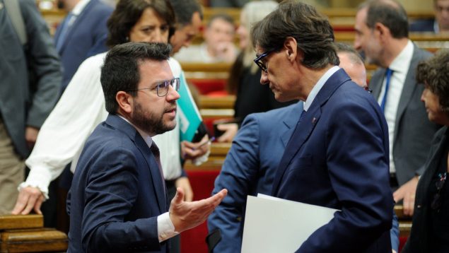 Pere Aragonés amnistía, referéndum Cataluña
