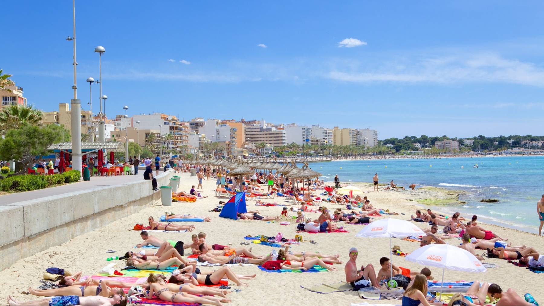 La Playa de Palma.