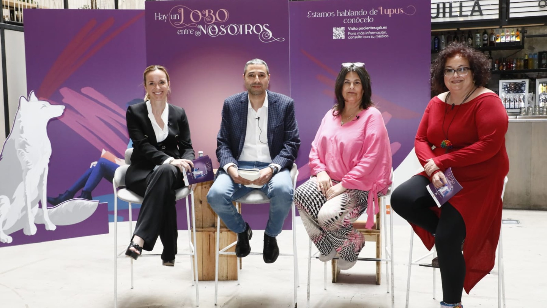 Momento del encuentro sobre la enfermedad del Lupus.
