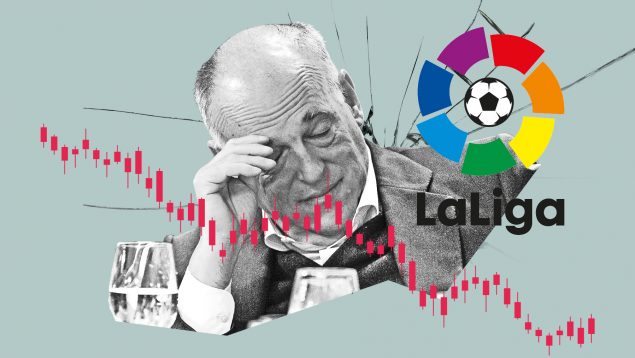 La Liga de Tebas sigue en caída económica: 185 millones de pérdidas y 7.000 millones de deuda