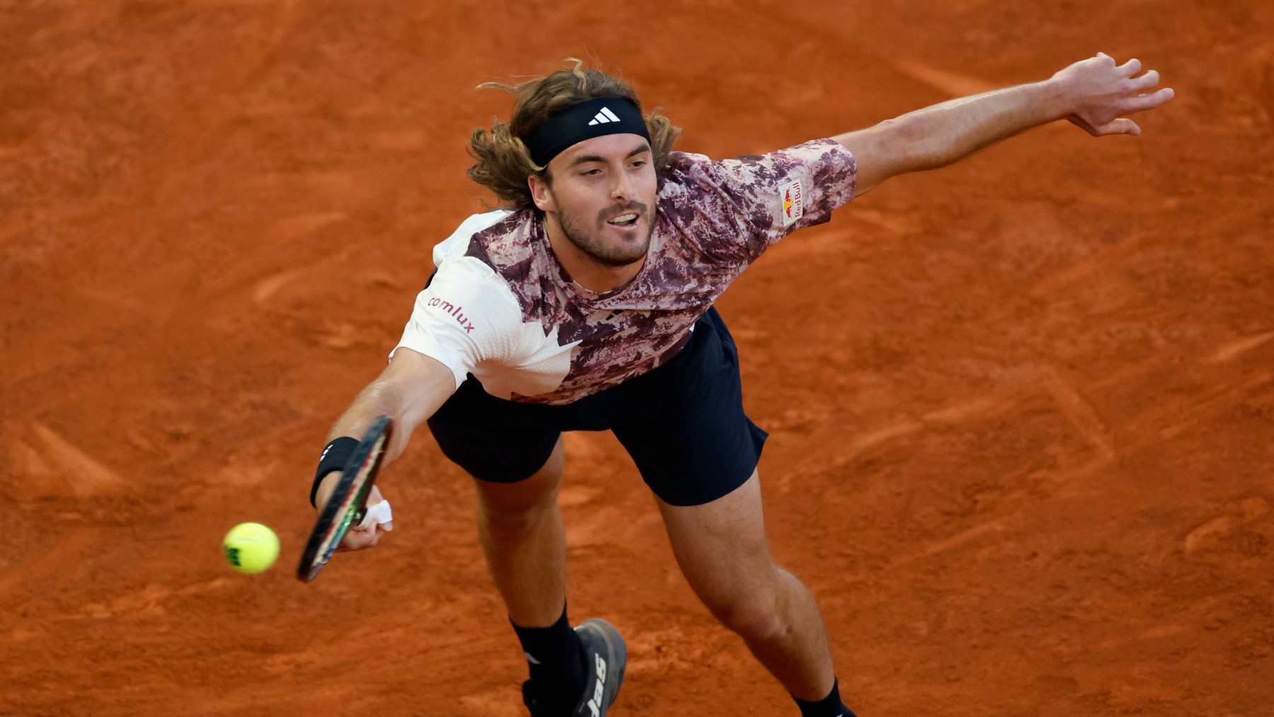 Tsitsipas, en el partido ante Struff. (EFE)