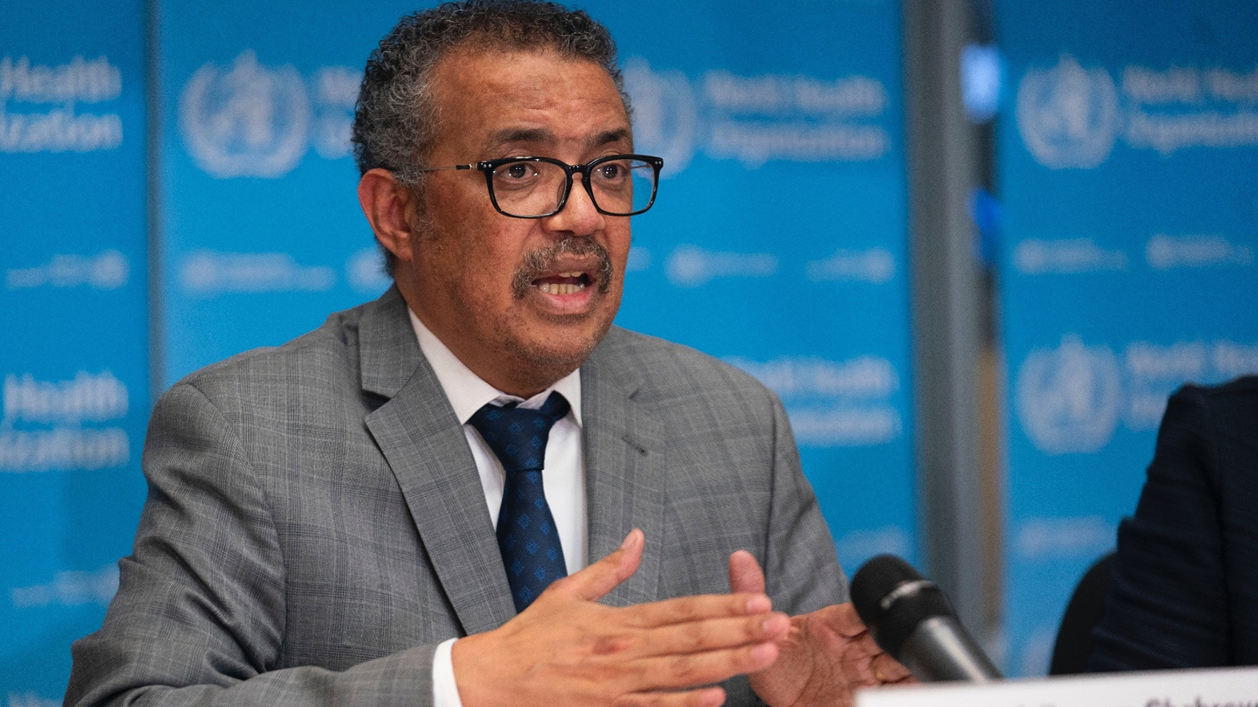 El director general de la Organización Mundial de la Salud (OMS), Tedros Adhanom Ghebreyesus.