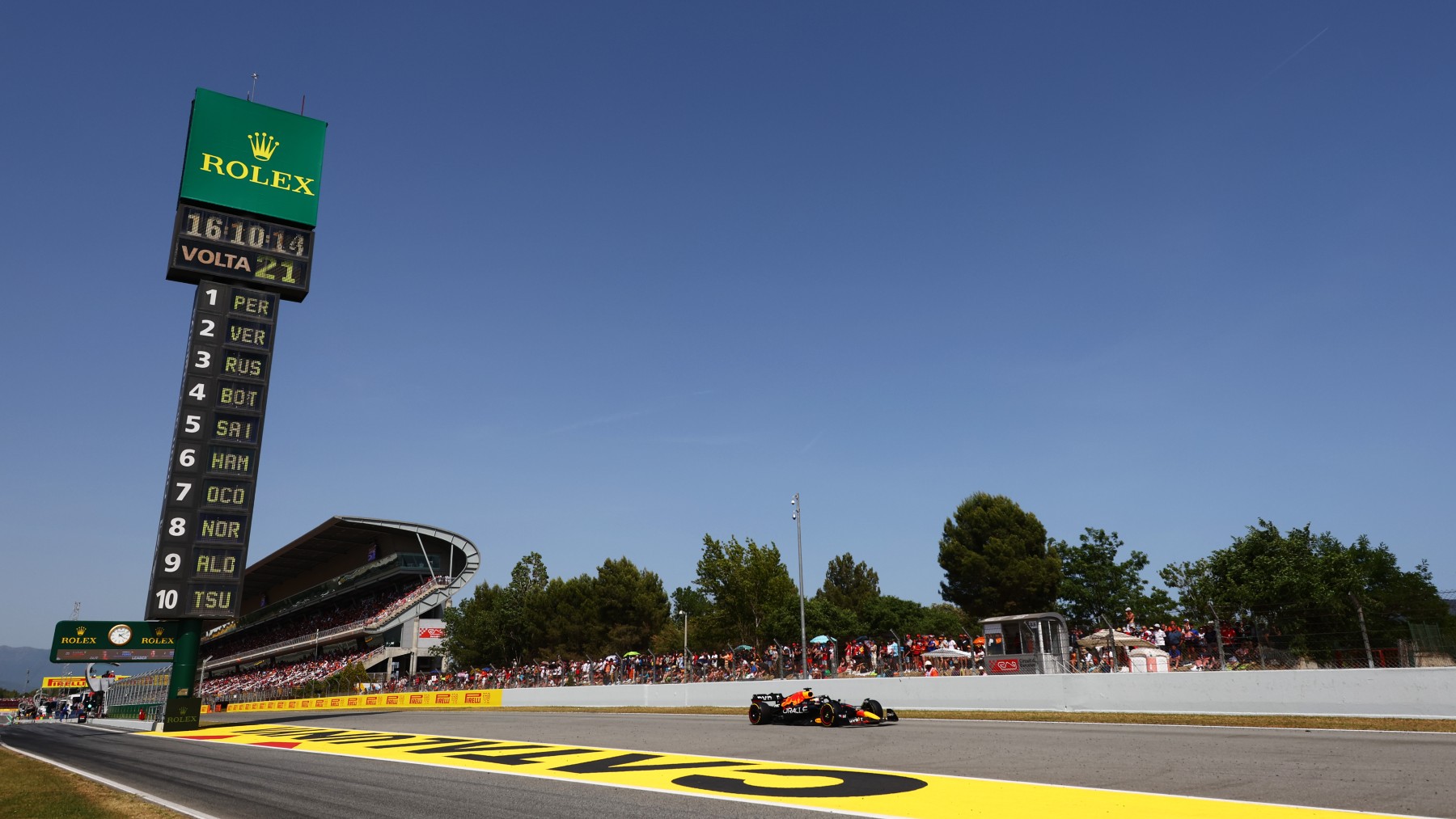 Imagen del último GP de España de F1. (Getty)