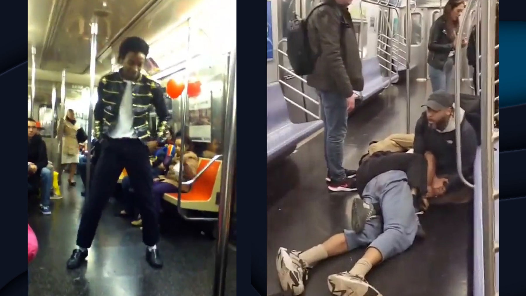 Imágenes del asesinato en el metro