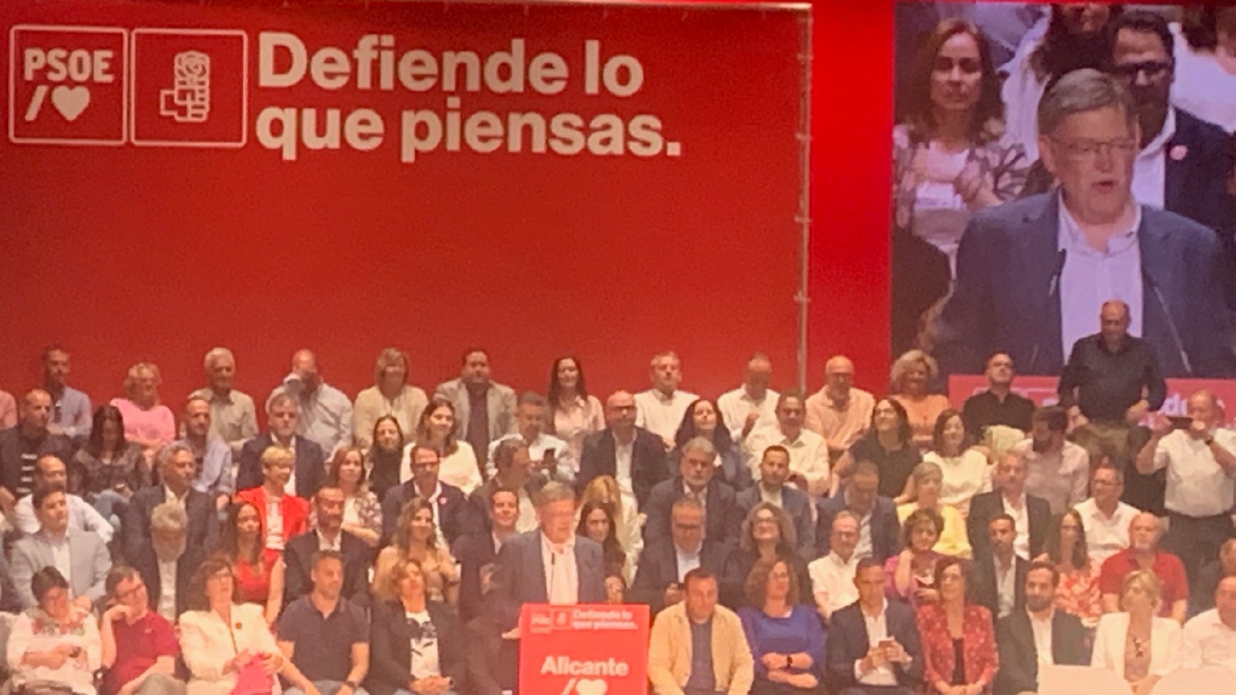 Ximo Puig, durante su intervención en el acto de este viernes en Alicante.
