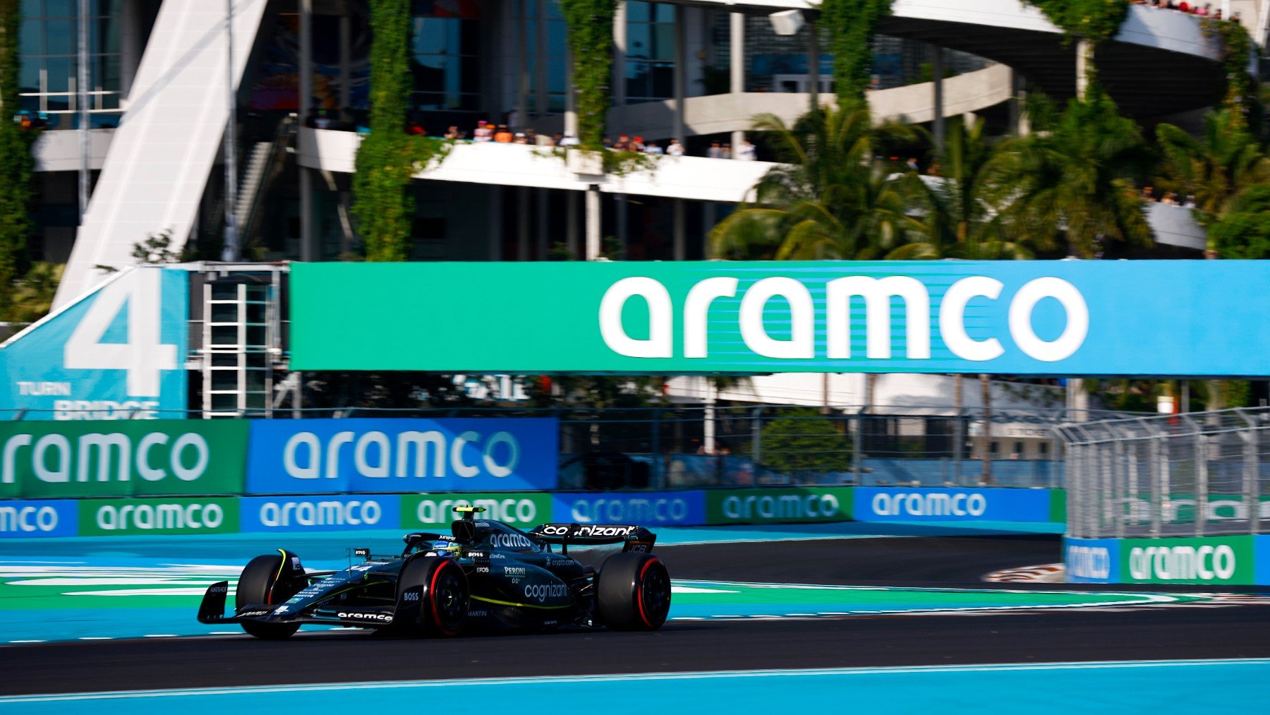 Alonso, en el GP de Miami.