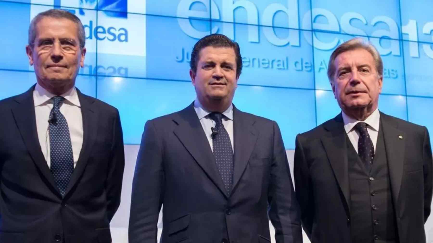 Andrea Brentan, Borja Prado y Fulvio Conti.