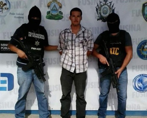 Edin Ovidio fue capturado en Honduras en 2014. Foto: laprensa.hnn