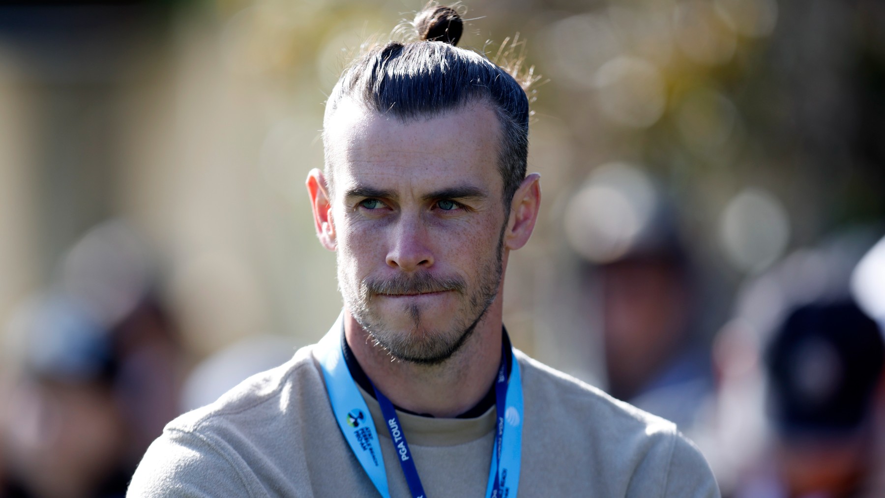 Bale durante un campeonato de Golf (Getty)