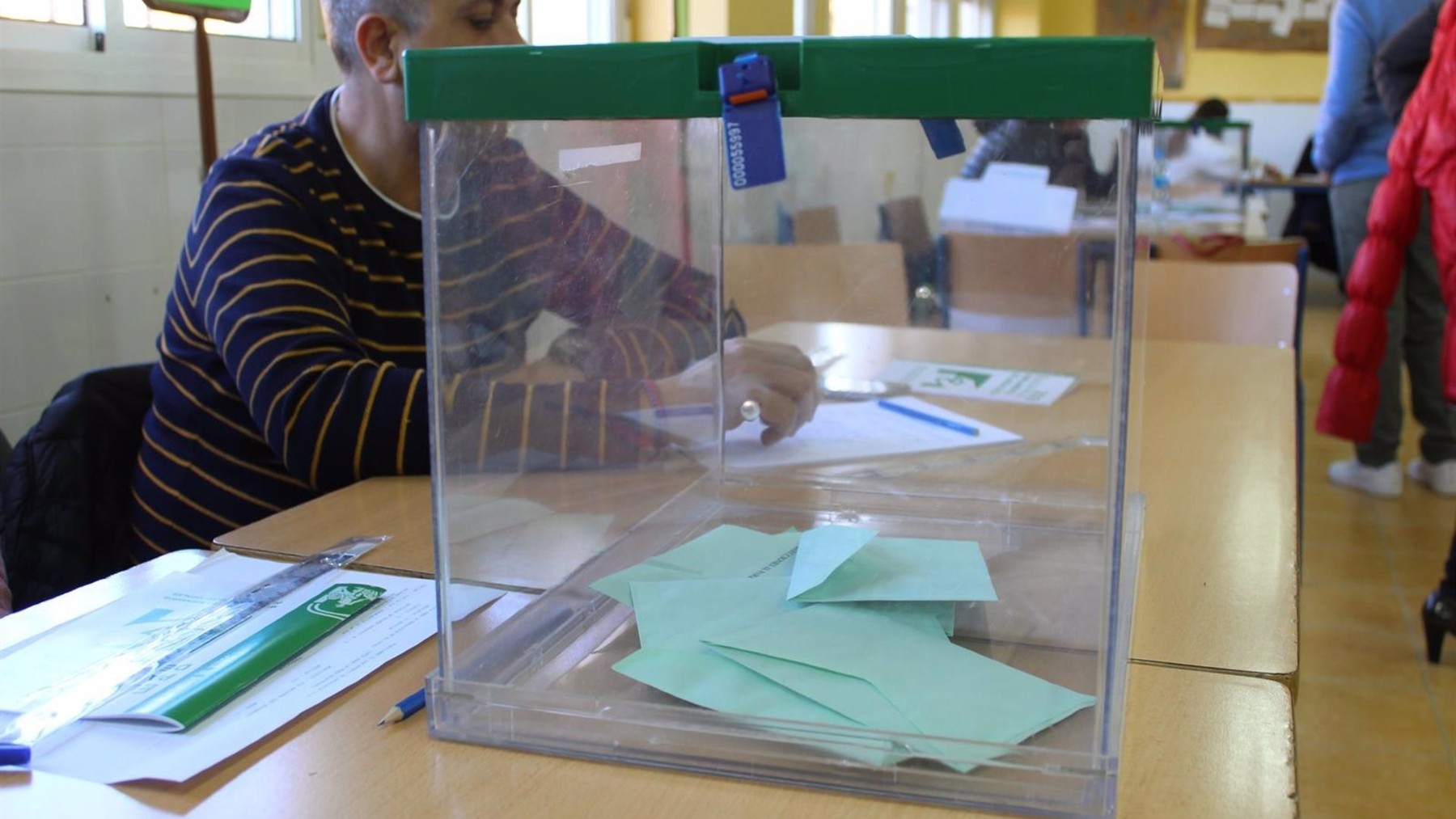 Imagen de una mesa electoral. (Europa Press)