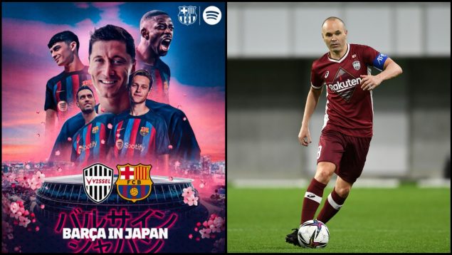 Barcelona Iniesta Japón