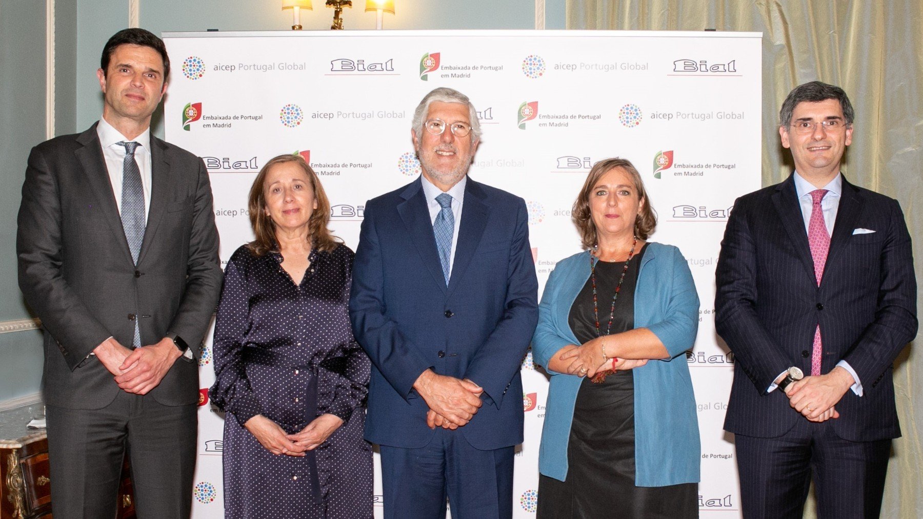 António Portela, Joana Neves, João Mira Gomes, Ana Alvarez y Luís Rebelo de Sousa.