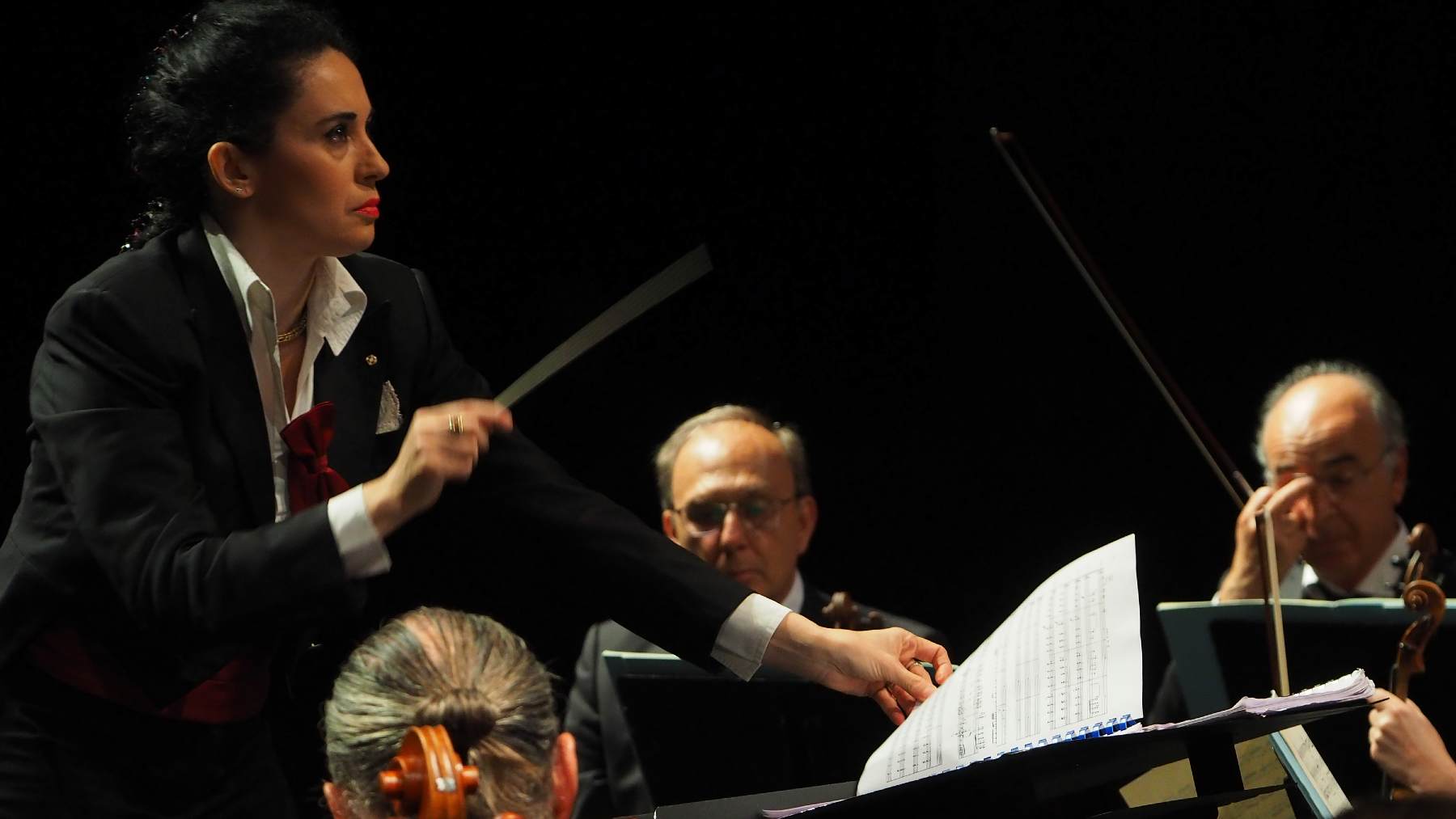 Gianna Fratta, invitada por la OSIB a dirigir en el Trui Teatre el concierto de abono del pasado 11 de mayo.