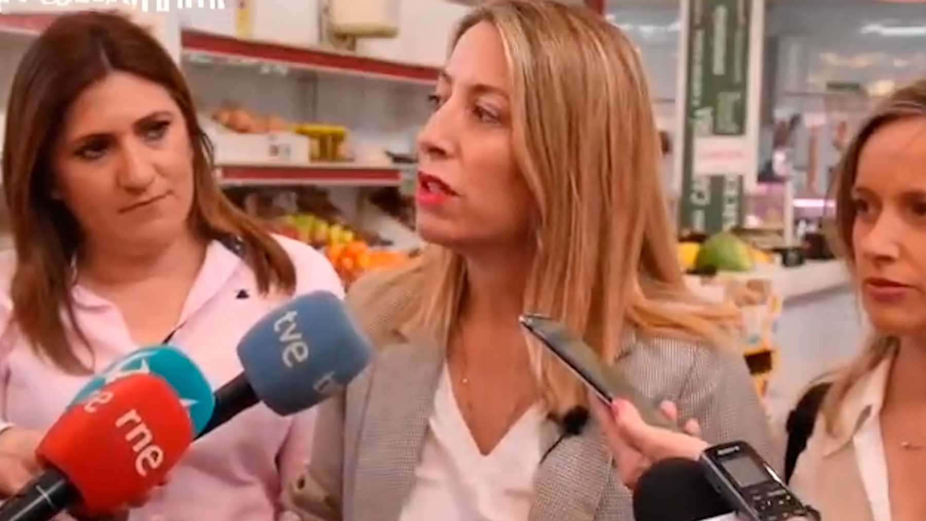 La candidata del PP en Extremadura, María Guardiola.