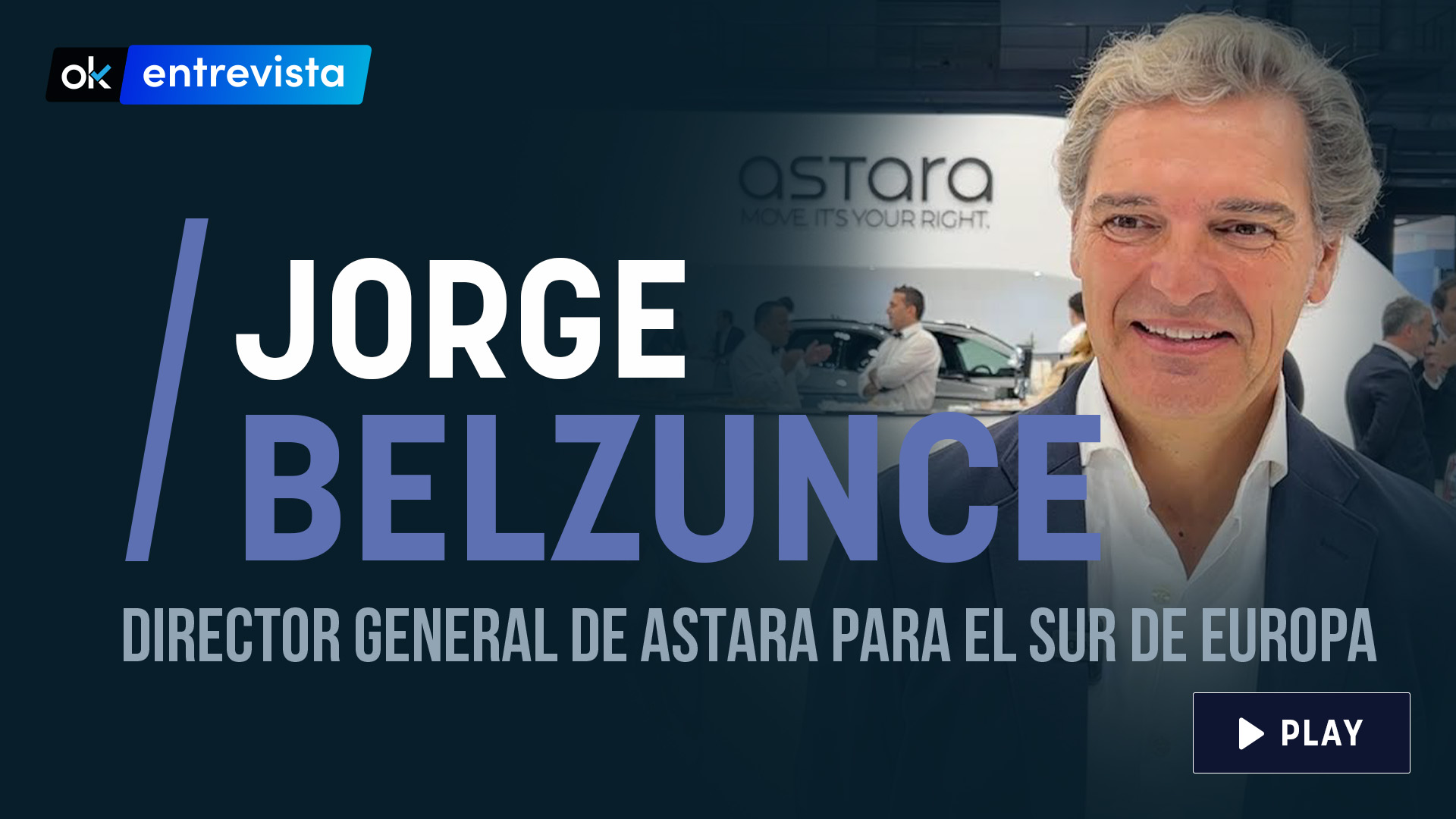 Jorge Belzunce, director general de Astara para el sur de Europa