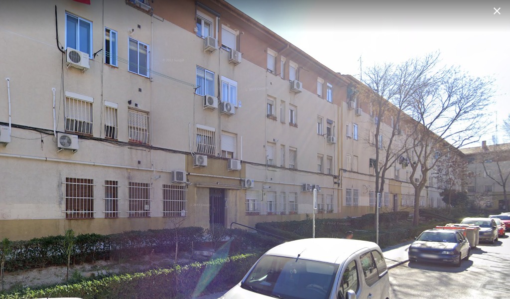 Calle del Cerro Bermejo, lugar del crimen en Madrid.