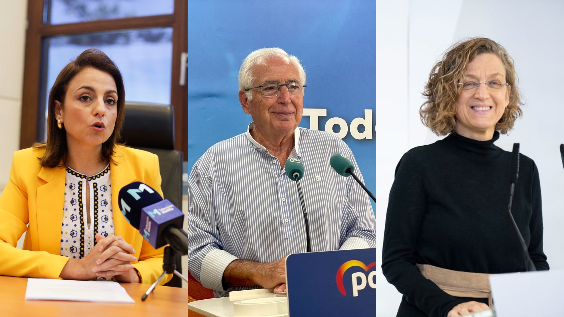 Los principales candidatos en las elecciones de Melilla del 28M. (Europa Press)