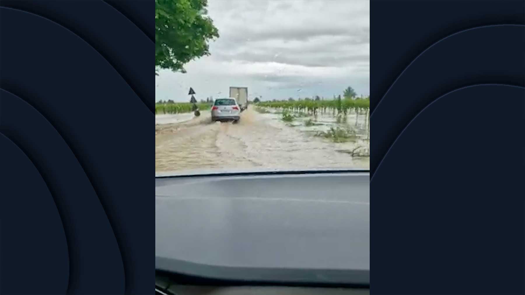 Catástrofe en Italia: así están los accesos al circuito de Imola de Fórmula 1