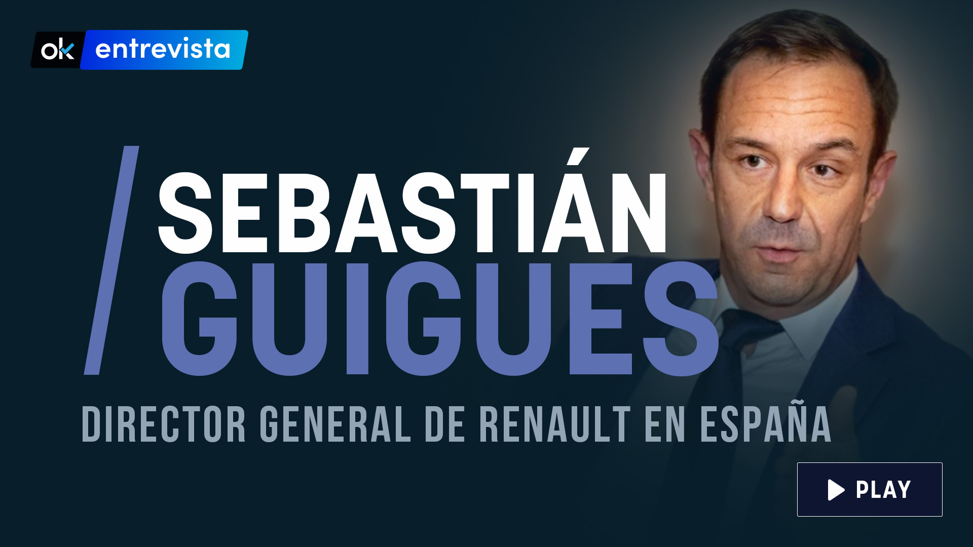 Sebastián Guigues, director general de Renault en España