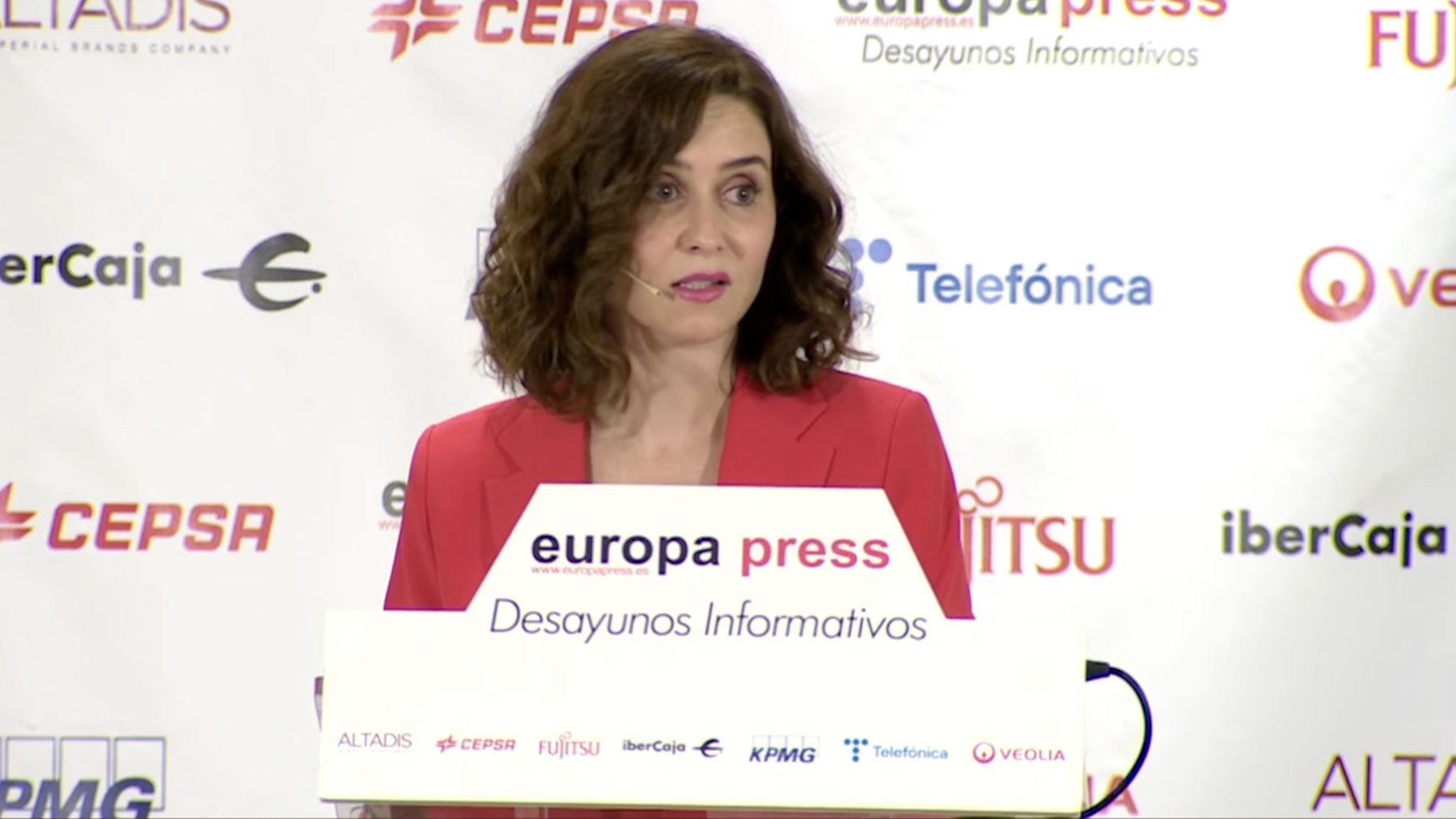 La presidenta de la Comunidad de Madrid, Isabel Díaz Ayuso.