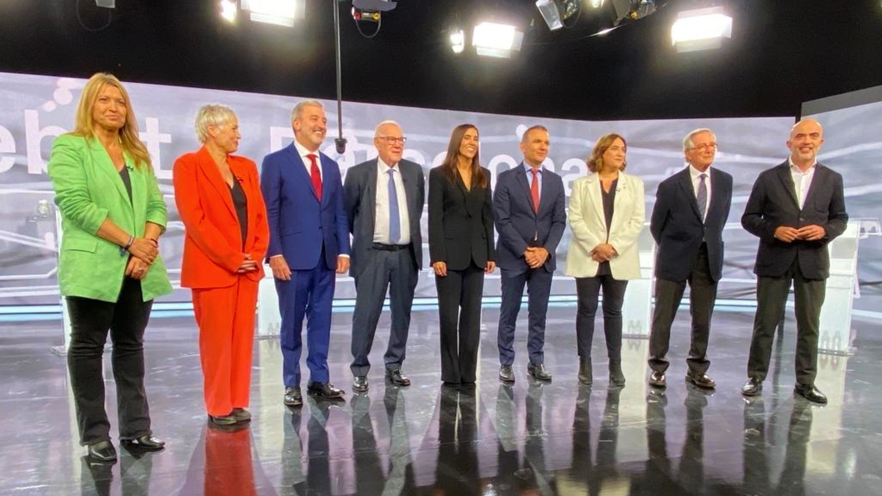 Los candidatos a la Alcaldía de Barcelona. (Foto: EP)