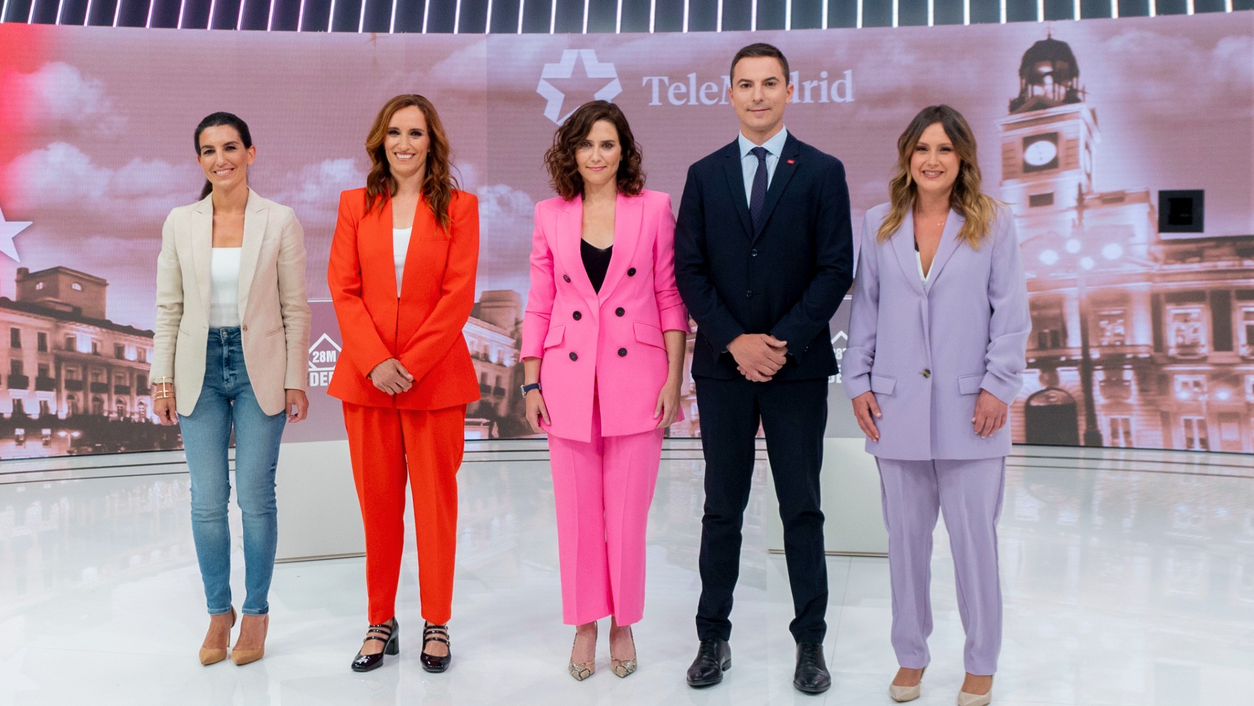 Los candidatos a la Comunidad de Madrid. (Foto: EP)