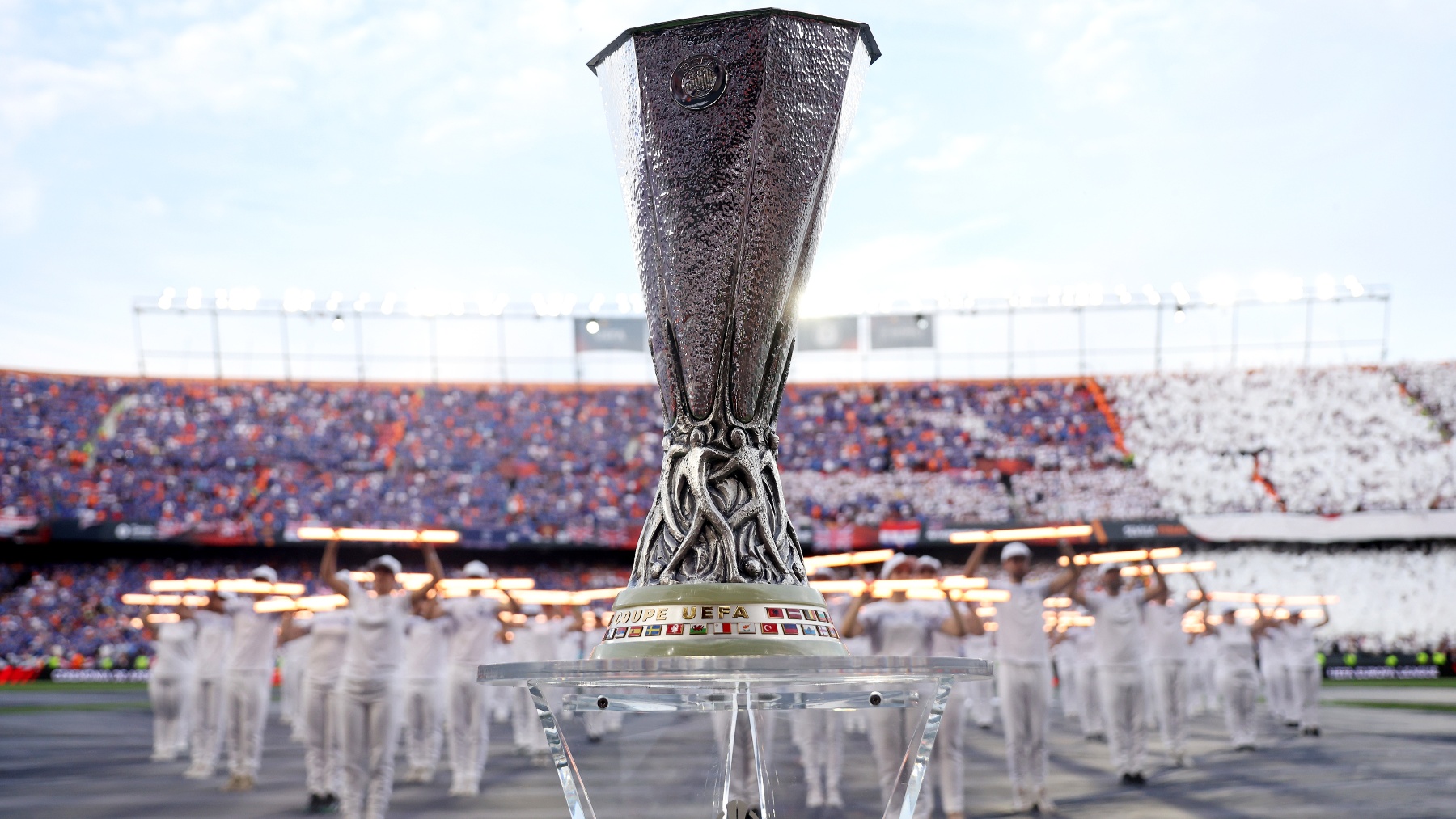 El trofeo de la Europa League. (Getty)