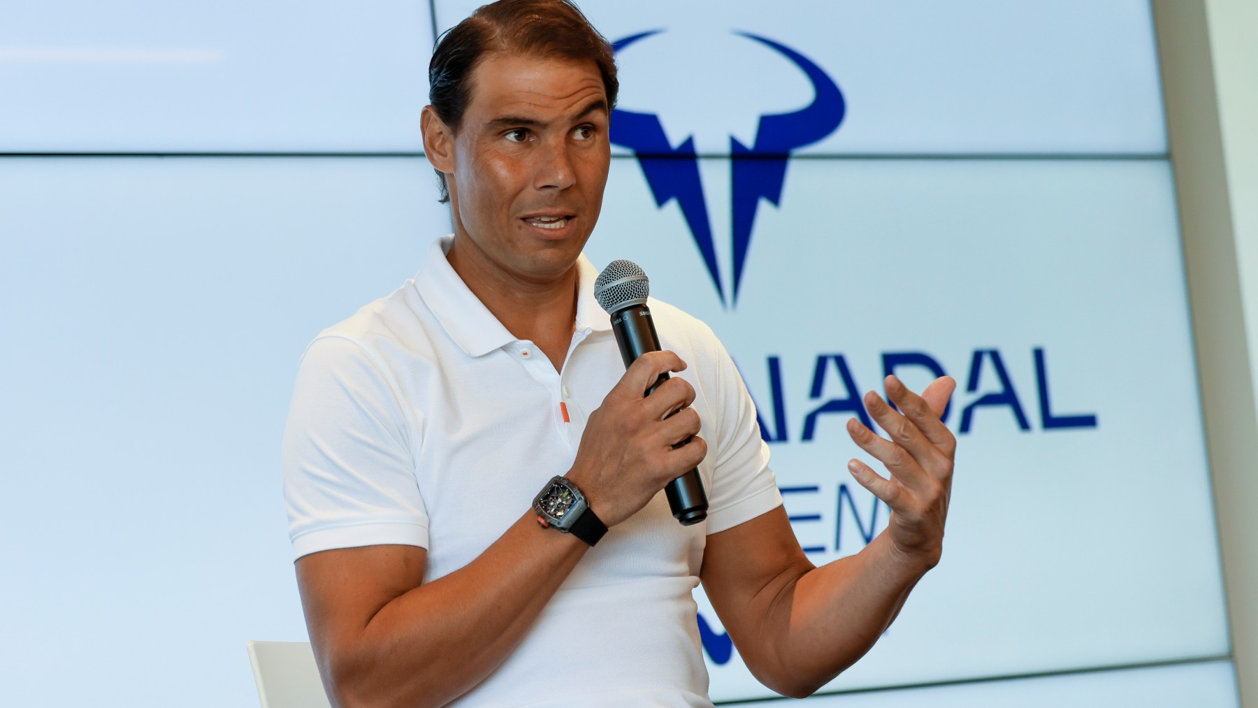 Nadal, en rueda de prensa. (EFE)