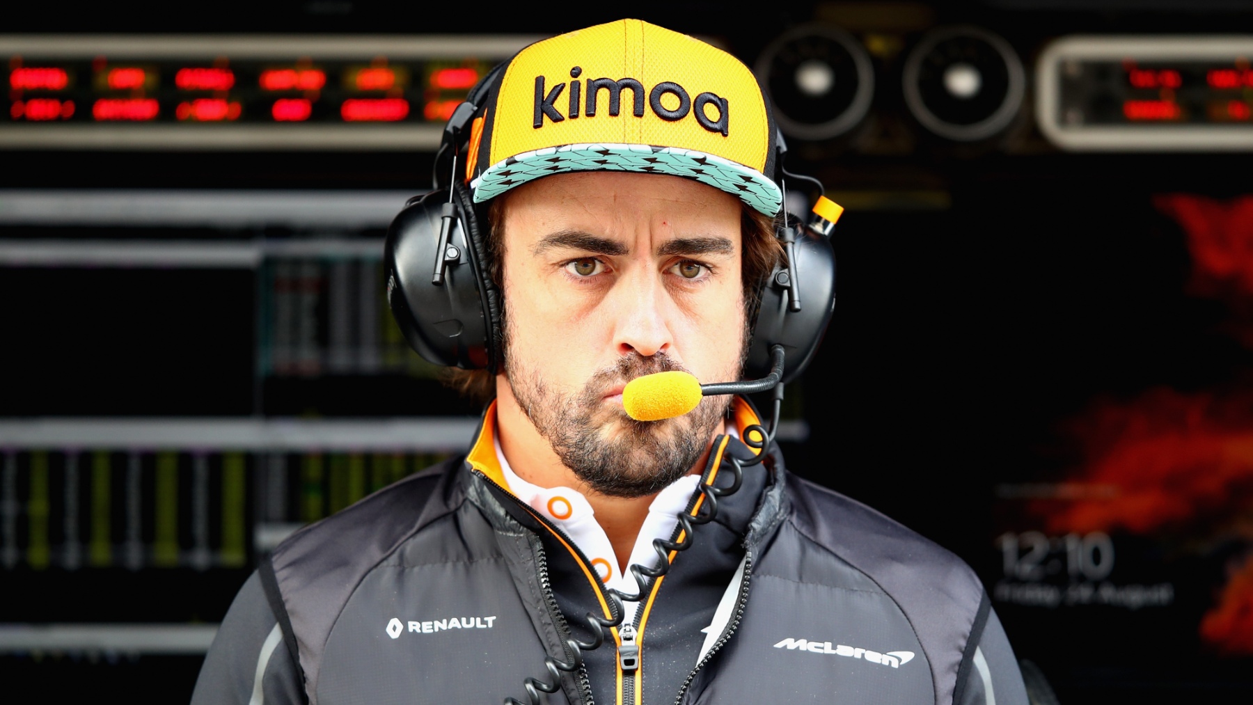 Fernando Alonso, triste en su época en McLaren. (Getty)