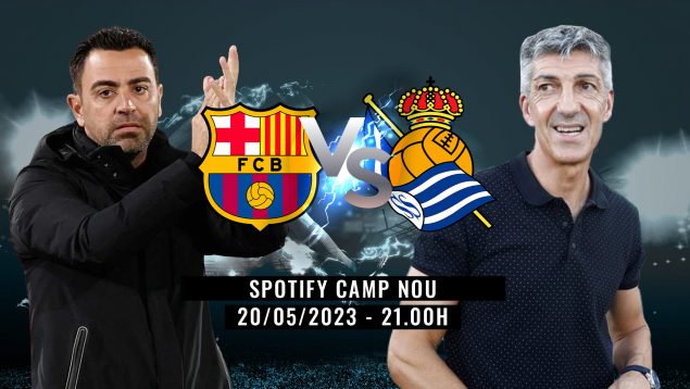 Barcelona-Real Sociedad: fiesta en el Camp Nou