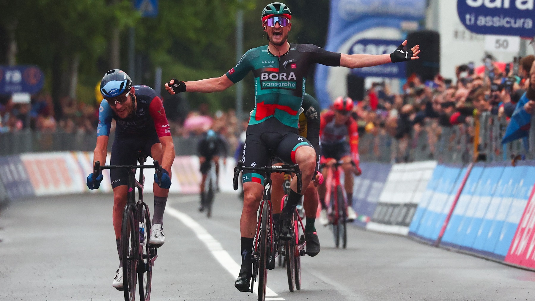 Nico Denz, vencedor de la decimocuarta etapa del Giro de Italia. (AFP)