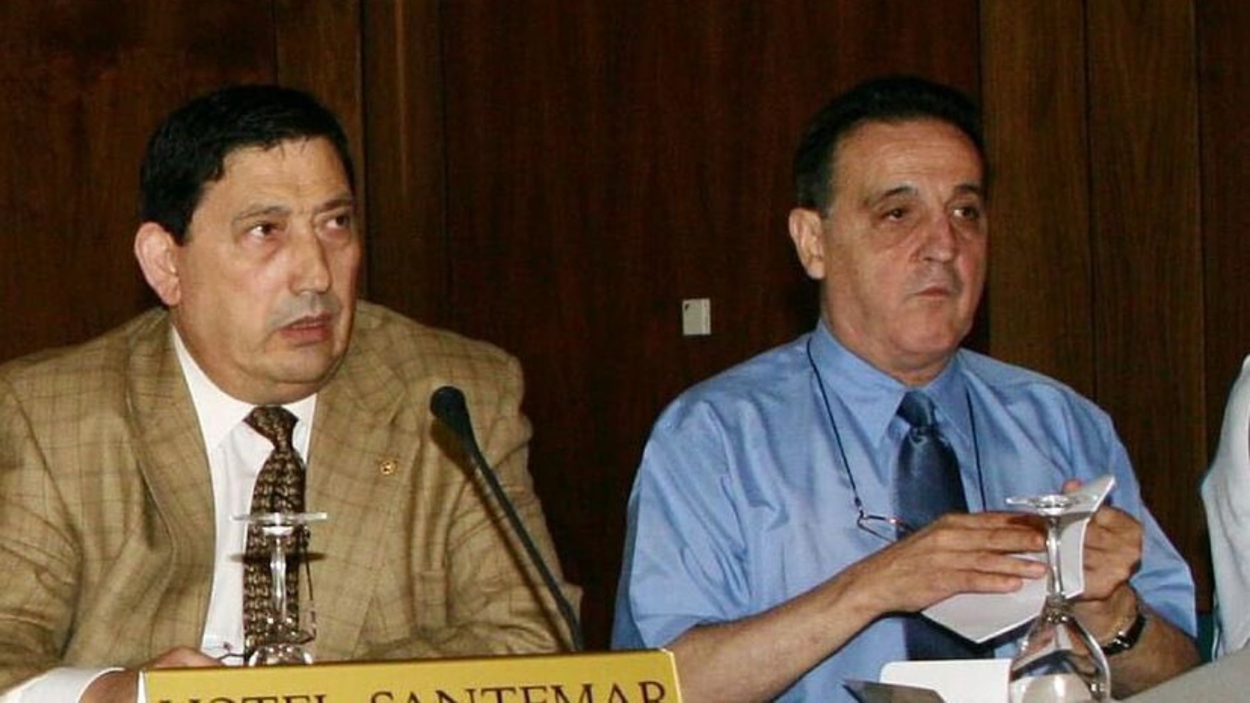 Sánchez Arminio junto a Enríquez Negreira