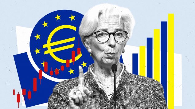 El BCE pretende subir los tipos de interés entre medio y un punto más antes de poner fin a la escalada