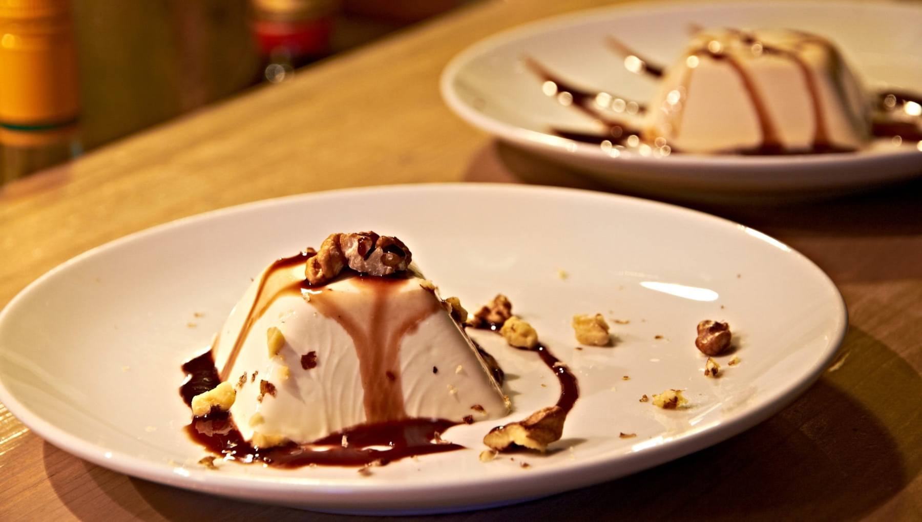 Panna cotta al caramelo
