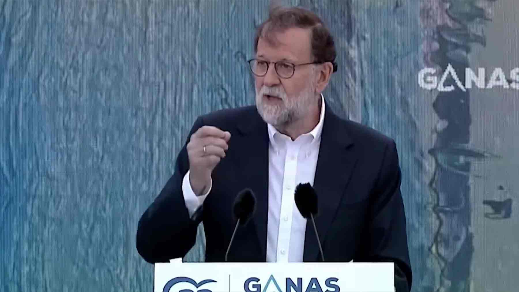 Rajoy interviene en el acto del PP en Alcalá de Henares