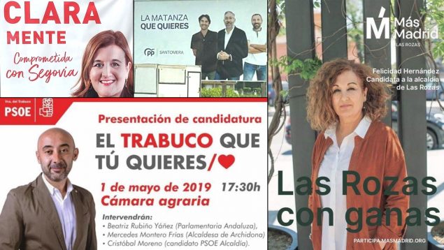 carteles elecciones municipales 28M