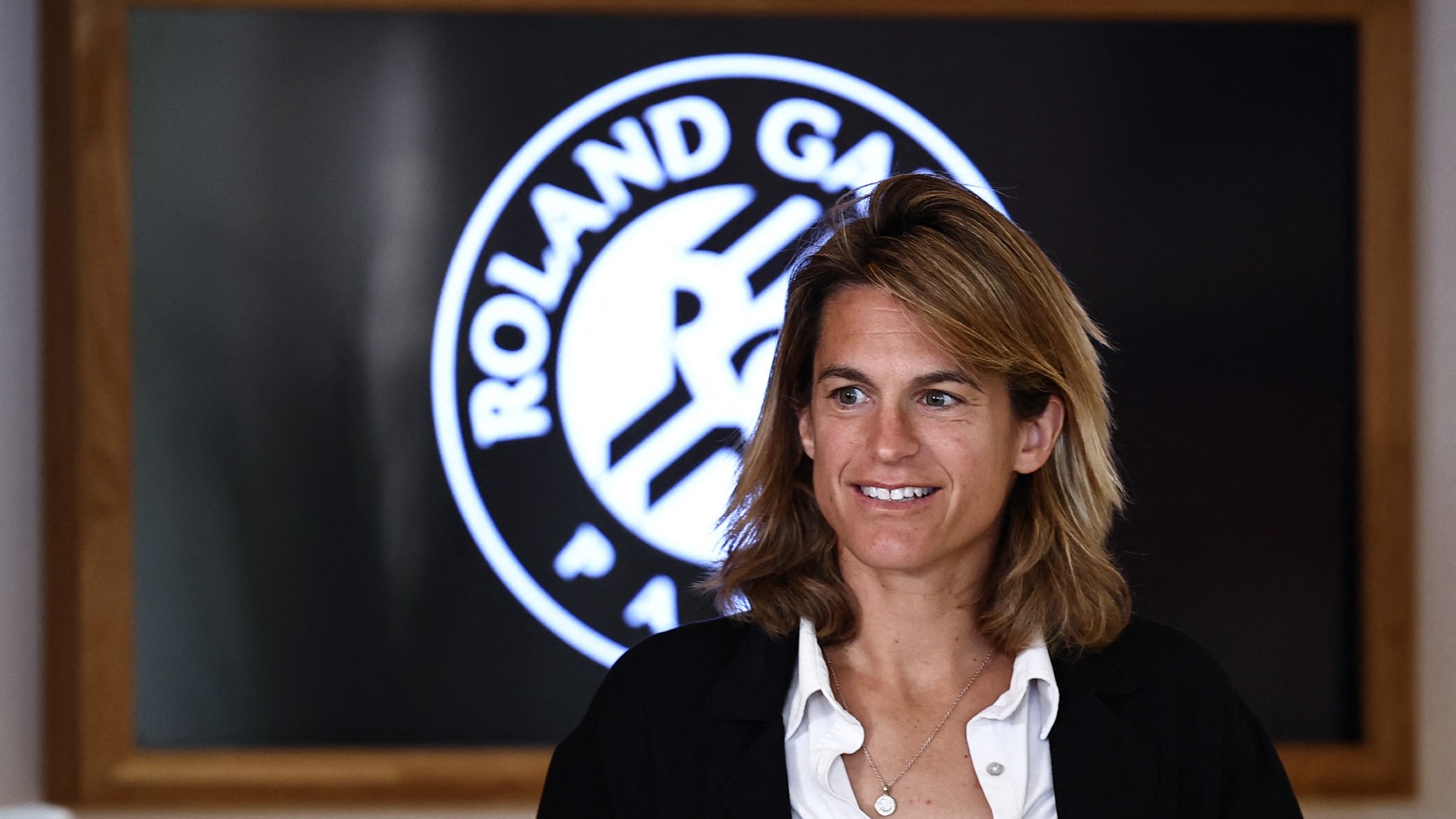 Amelie Mauresmo, directora de Roland Garros. (AFP)