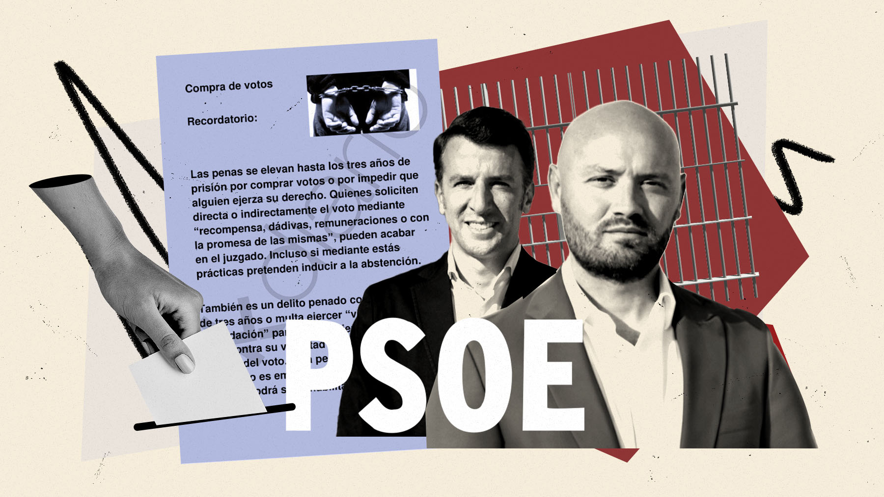 La carta difundida por el PSOE de Mojácar sobre la compra de votos.