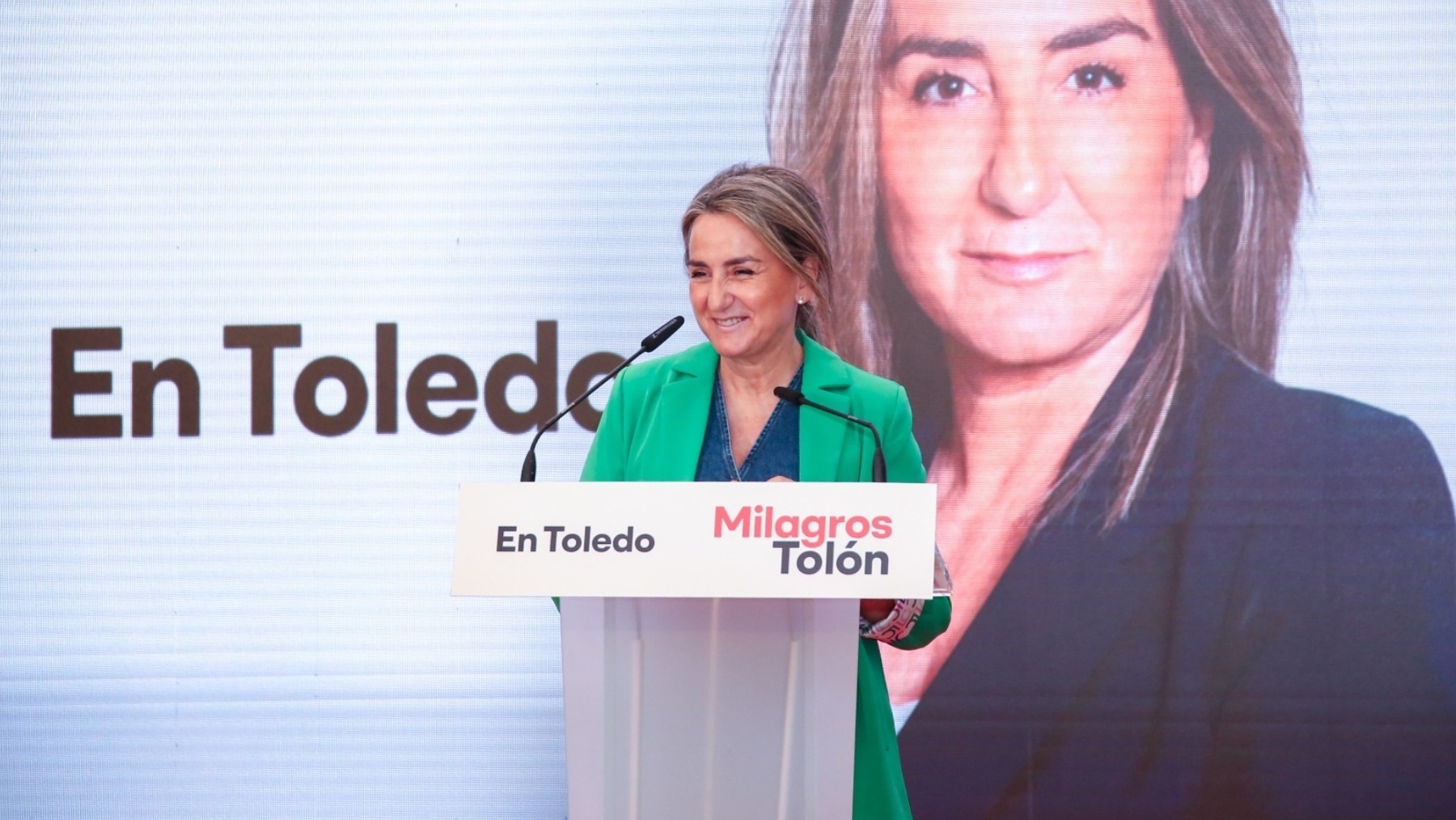La candidata del PSOE a la alcaldía de Toledo, Milagros Tolón (EP)