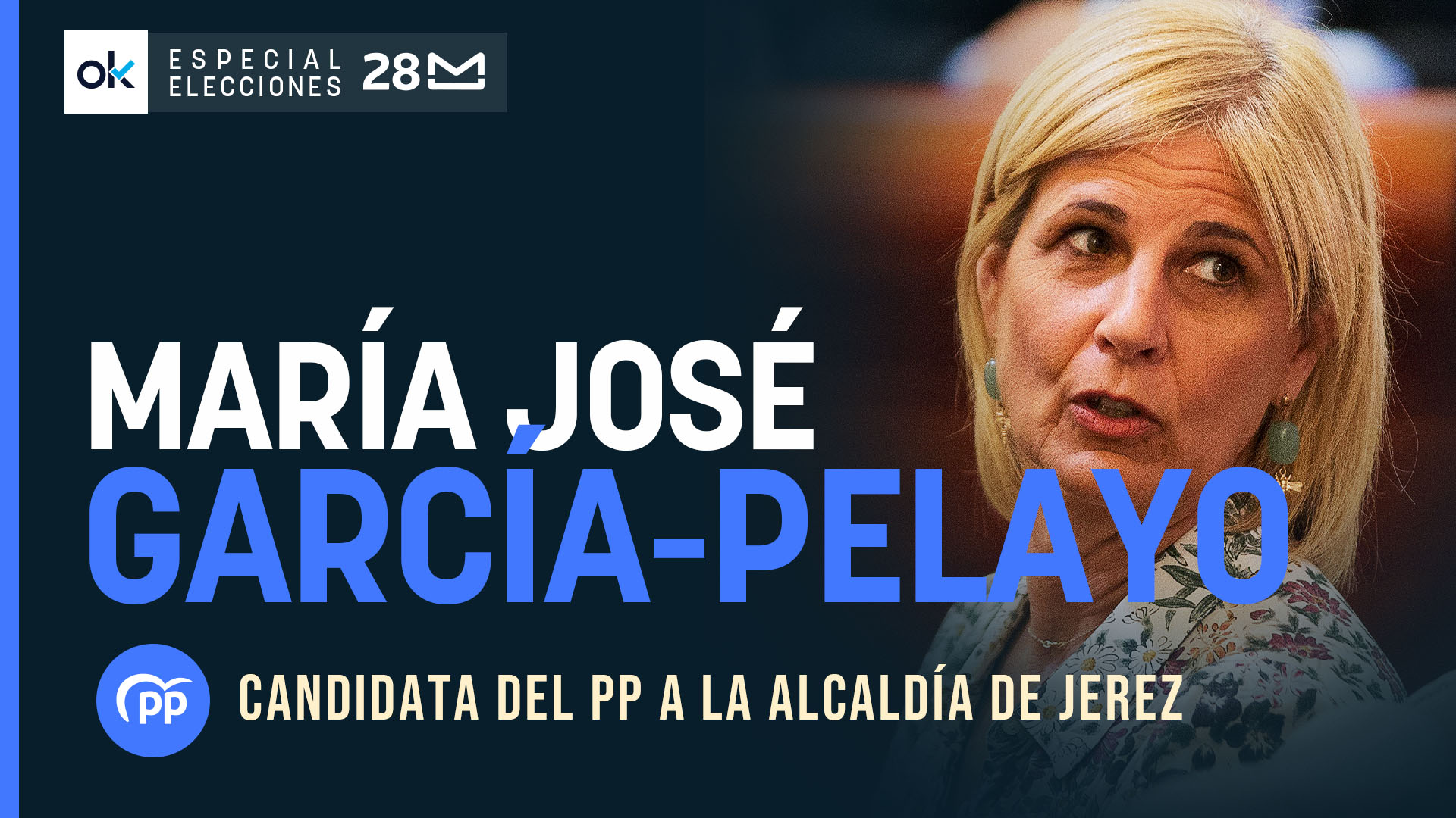 María José García-Pelayo, candidata del PP en Jerez.